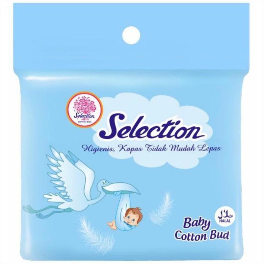 Selection Baby Cotton Bud isi 100 pcs Korek Kuping Bayi