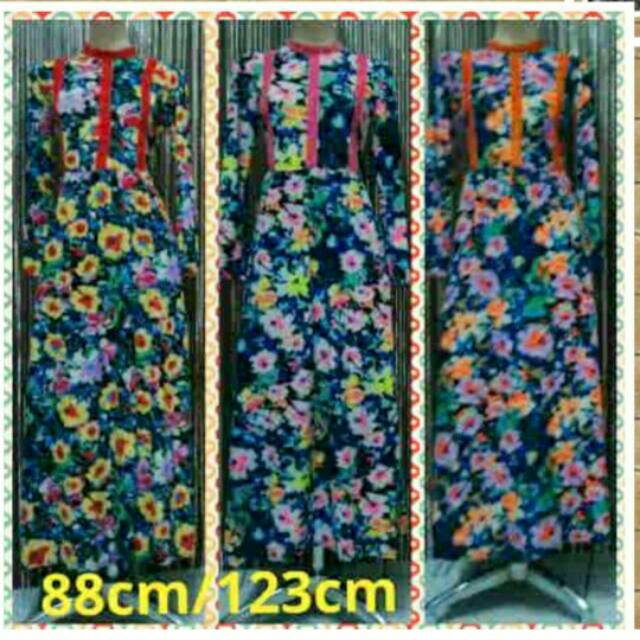 Gamis jersey floral fit To S