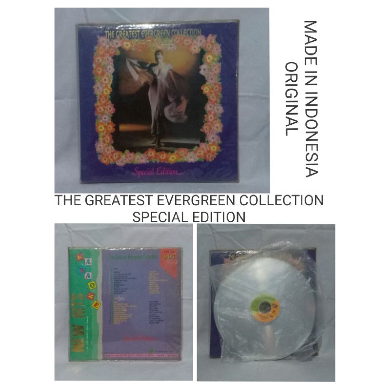 Laser disc bekas karaoke musik the greates evergreen collection