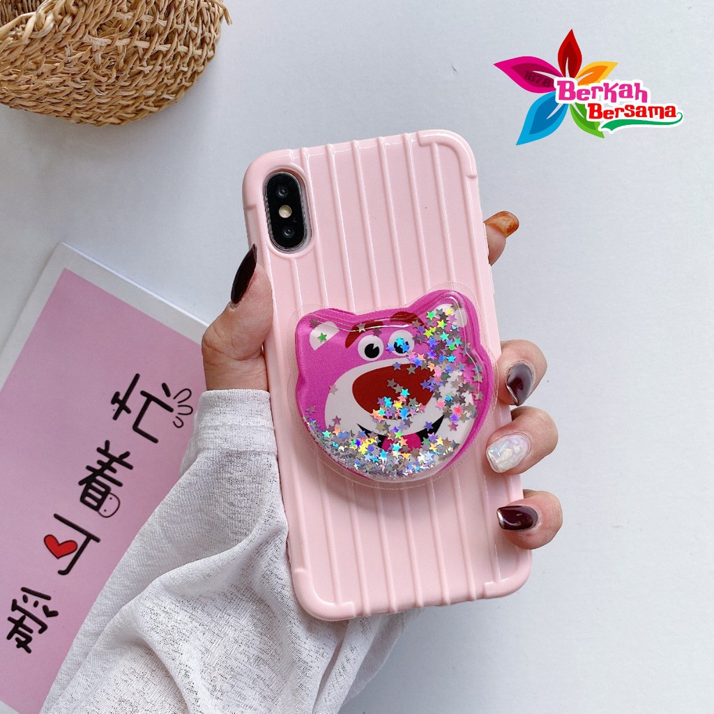 SOFTCASE POPSOCKET GLITTER REALME C1 C2 C3 2 3 5 5I 5S 6 7 7I X2 U1 C11 C12 C15 PRO C21 C25 BB1362