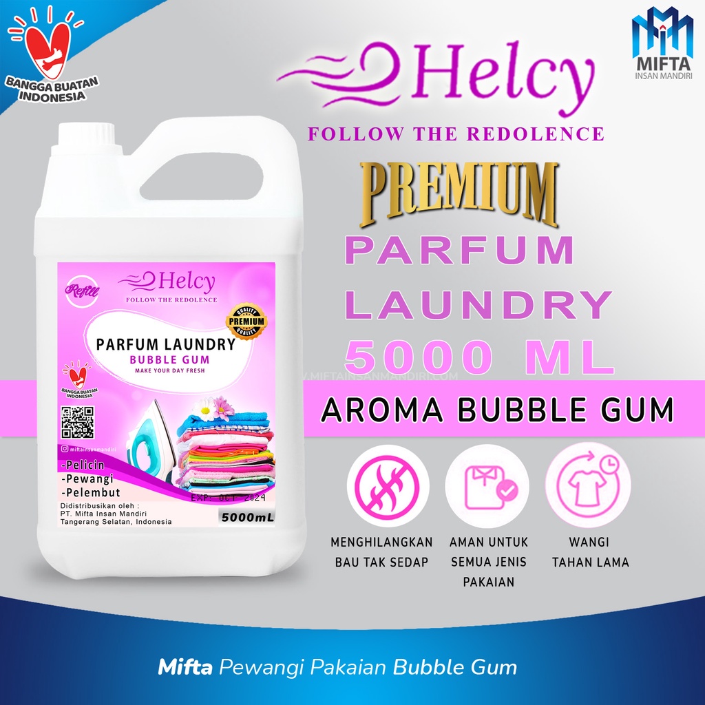 PARFUM LAUNDRY PREMIUM GRADE A / HELCY PARFUM LAUNDRY PREMIUM 5 LITER