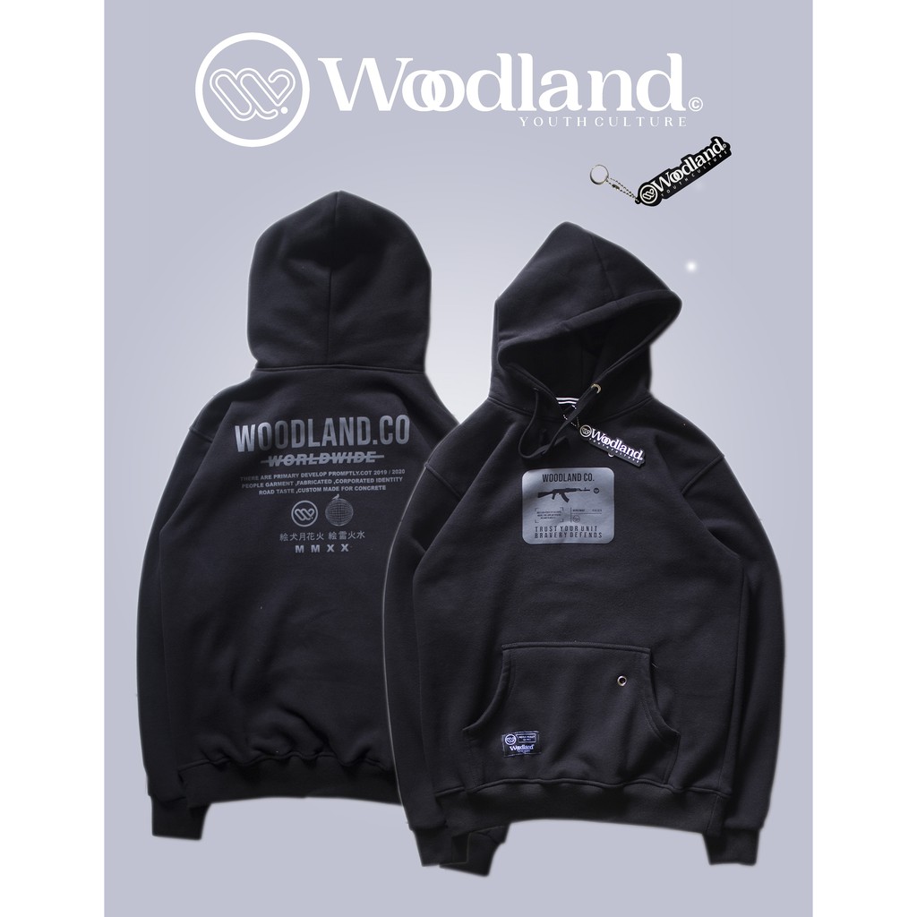 HOODIE ORIGINAL WOODLAND. HARDER