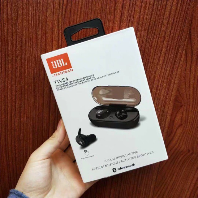 Headset Bluetooth JBL TWS4 Wireless Earphone