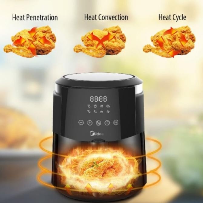 Midea Digital Air Fryer Mf-Cn 35B