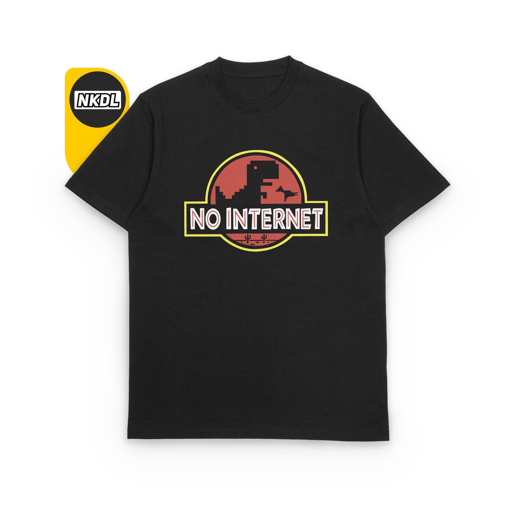 KAOS NO INTERNET T-REX / KAOS NO INTERNET / KAOS BAJU NO INTERNET / KAOS INTERNET