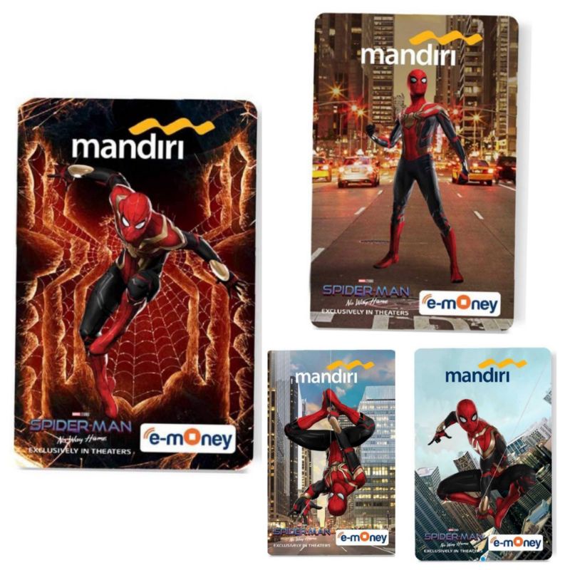 ///SATUAN ECERAN/// Mandiri eMoney NO WAY HOME SPIDERMAN  ORI /Like eTOLL Tapcash Flazz or Brizzi