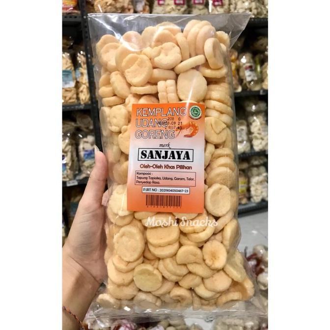 

Kerupuk / Kemplang Koin Udang Sanjaya 200gr Asli Bangka