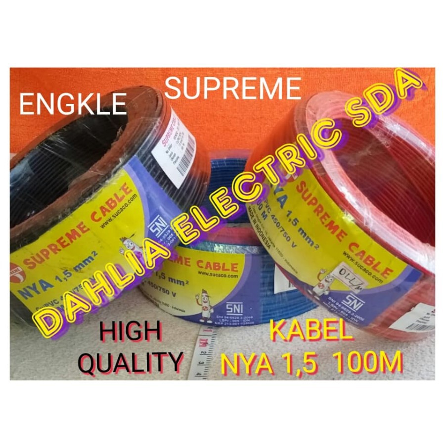 KABEL NYA 1.5 100M SUPREME