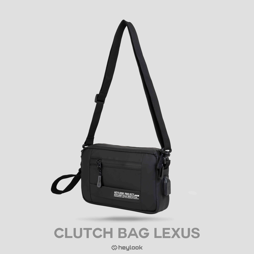 Tas Selempang Pria Waterproof Sling Bag Anti Air Tas Bahu Multifungsi Bisa Hand Bag Clutch Bag Cowok Cewek Jalan Santai Kantor Kasual Formal