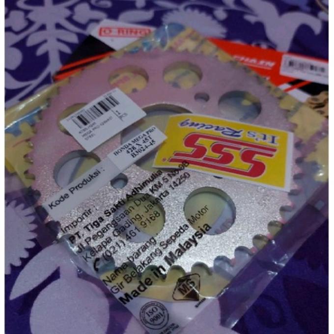 Gear SSS 428 15-45 CB150R, Sonic, SupraGTR, MegaPro