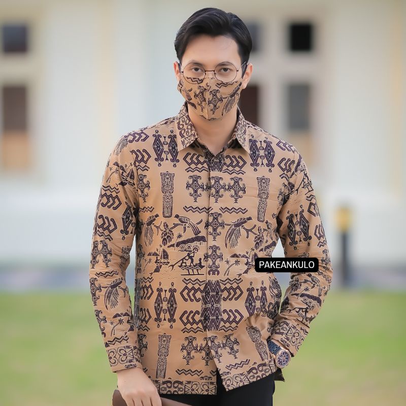 Batik Premium Pria Slimfit || Motif Brawijaya