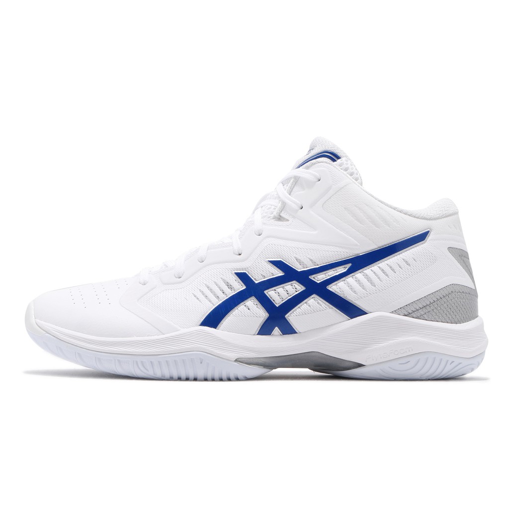  Sepatu  Basket Model Asics  Gelhoop V12 Warna  Putih  Biru 