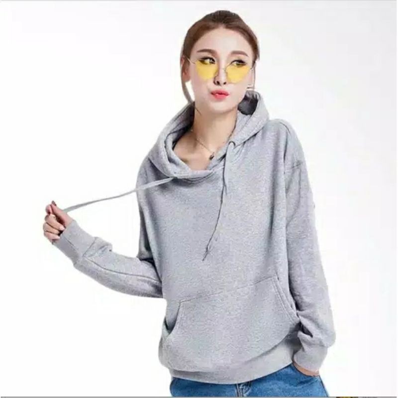 SWEATER WANITA HODDIE POLOS / HODDIE COZEL