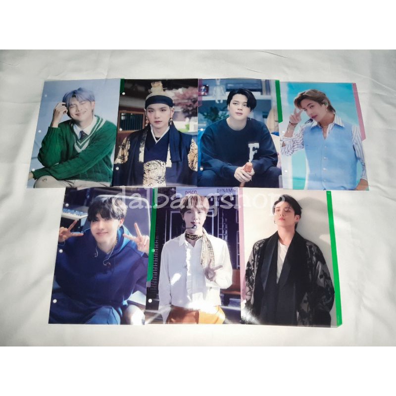 [READY STOCK] CLEAR PHOTO INDEX SET BTS MEMORIES 2020
