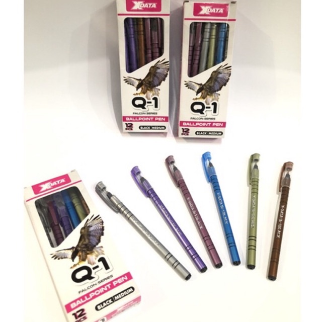 

Pulpen Bolpoin Pena XData Q-1 Falcon Hitam 0.5 mm X Data Q1 / 1 Pcs / Bolpoin Q-1 Falcon Series Xdata / Pulpen Q-1 Falcon / Pulpen Falcon Murah / Bolpoin Murah