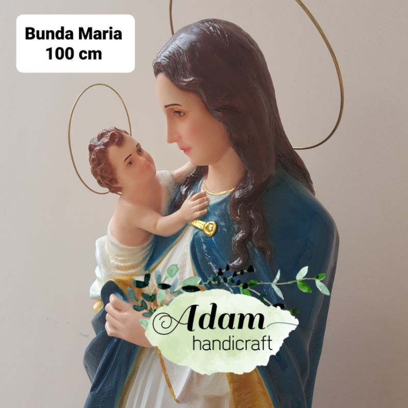 Patung Maria Gendong Yesus 100 cm - Maria belas kasih 100 cm