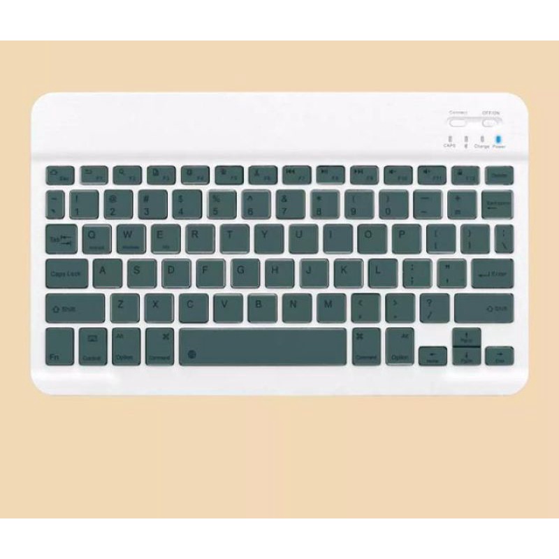 GOOJODOQ Wireless Bluetooth Keyboard Combo USB Office Silent Click Laptop Nirkabel Bluetooth Mini Keyboard Kombinasi 9.7Inch/10 Inch For Ipad Samsung Xiomi Oppo Vivo Iphone Windows