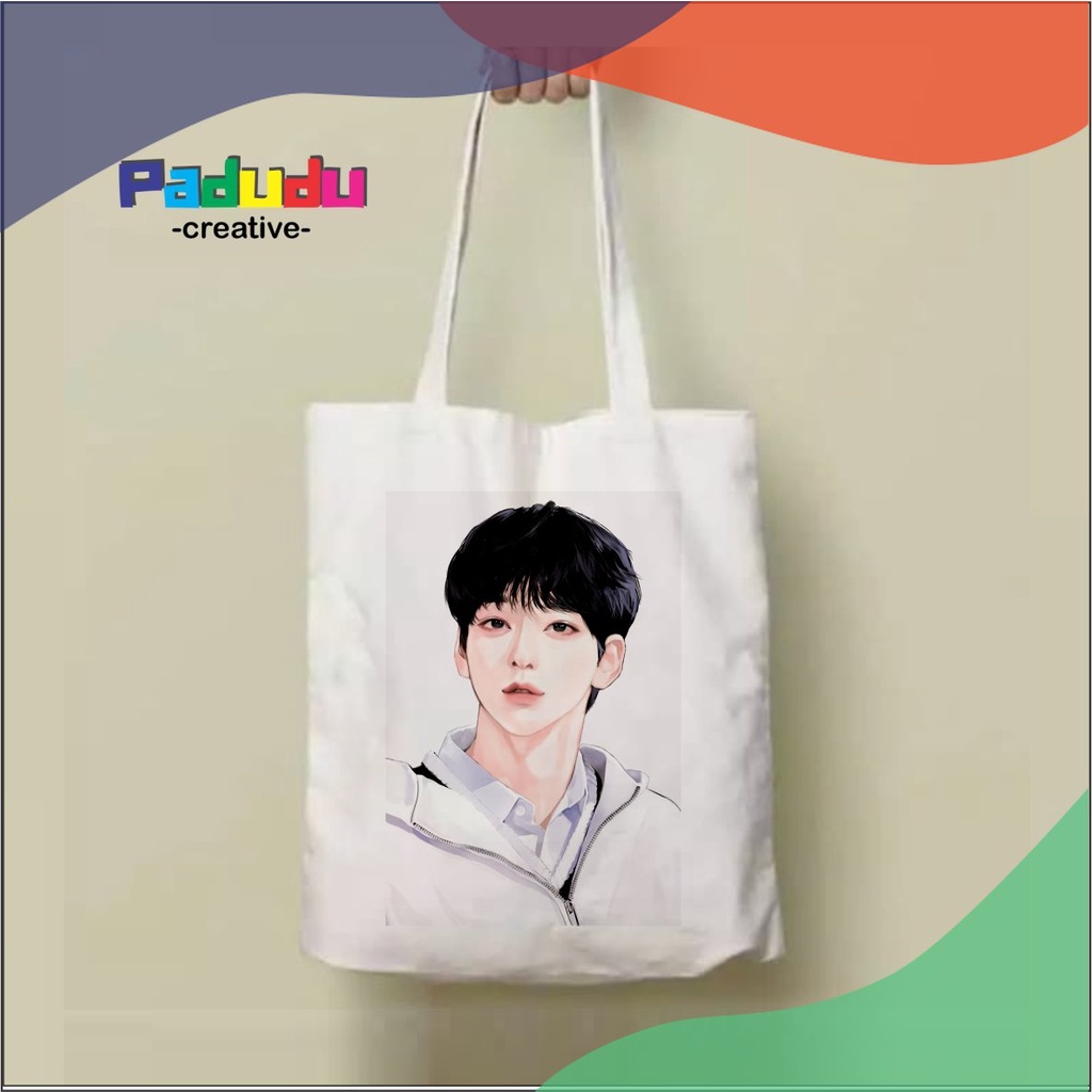 Totebag Aesthetic Soobin TXT broken Vintage Retro Tas Tote Wanita | Pria Anime Kpop Korean Japan