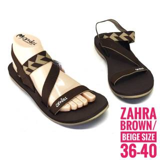  Sandal tali omiles  wanita zahra size 36 40 Shopee Indonesia