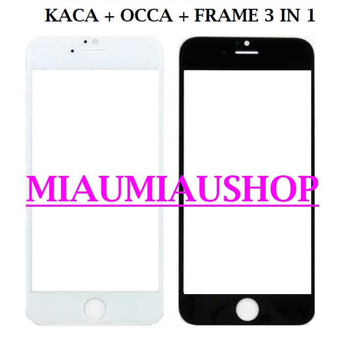 Kaca LCD Kaca Touchscreen Occa Frame iPhone 6S Layar sentuh