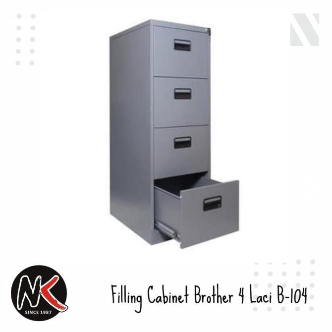BEST SELLER Filling Cabinet 4 Laci Lemari Arsip Brother B-104