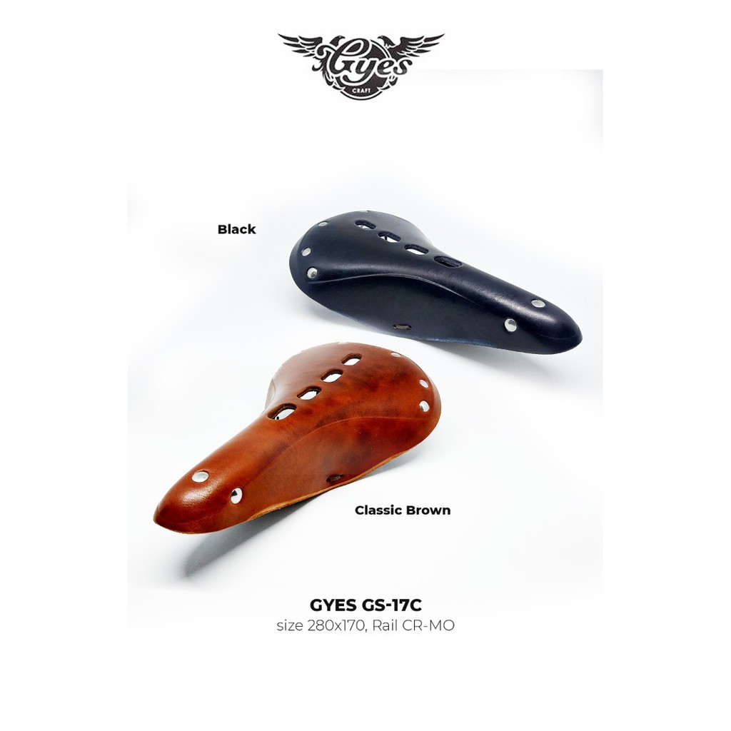 Saddle Sadel Gyes GS - 17C Black , Honey and Brown