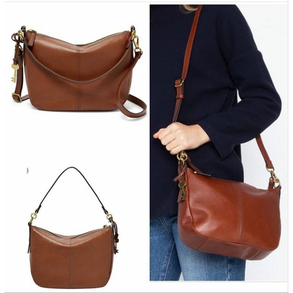 Tas Fossil jolie crossbody brown new original  Stock Terbatas
