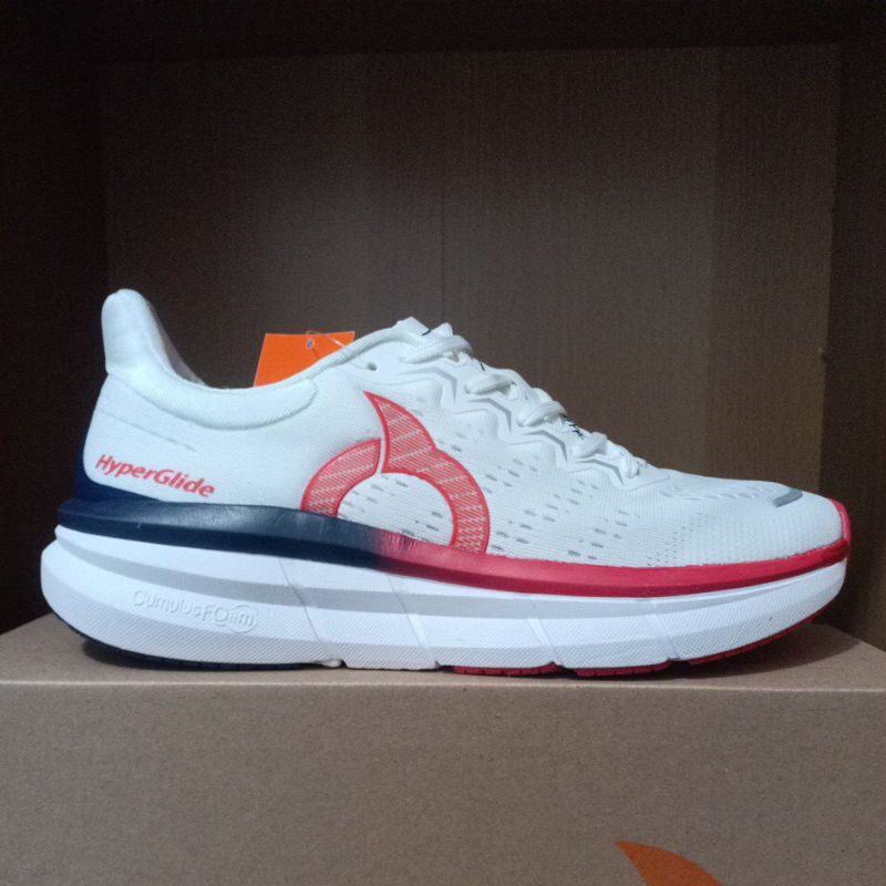 SEPATU RUNNING ORTUSEIGHT HYPERGLIDE 1.2 - WHITE/ORTRED/NAVY