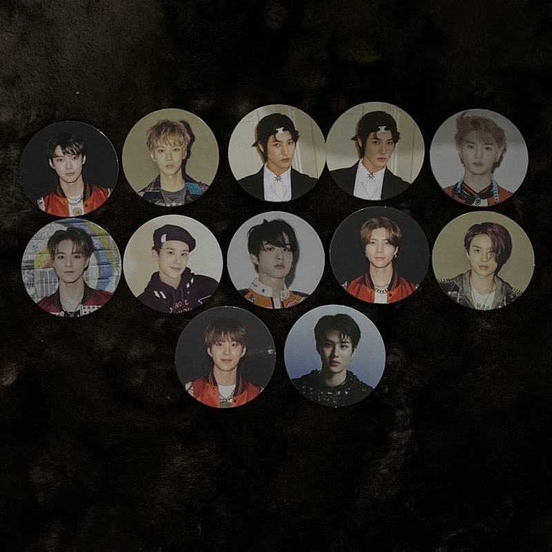 doyoung jeno jungwoo johnny renjun taeyong nct circle card photocard