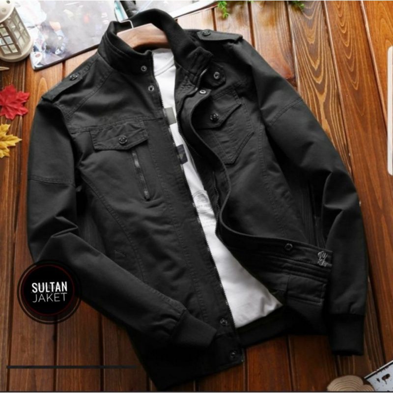 CLASIC BOMBER || JAKET BOMBER PRIA #CB