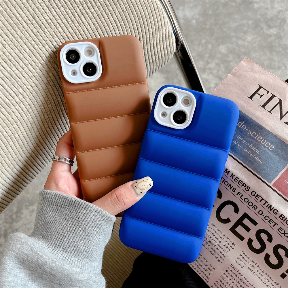 Case The Puff Bonttega Protector Camera Iphone For 13 12 11 Pro Max The Puffer Puffy Soft Case