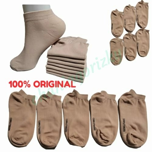 KAOS KAKI PENDEK WARNA KULIT/KAOS KAKI PENDEK SEMATA KAKI WANITA WARNA CREAM BAHAN NILON SUPER LEMBUT TERLARIS