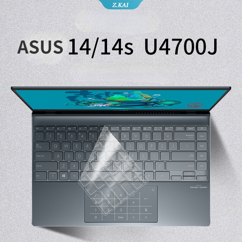 Cover Pelindung Keyboard Bahan Silikon Anti Air Untuk Asus Zenbook 14 Ux425 Ux425J Ux425Ja Um425Ia M425I Um425 Ia 2020