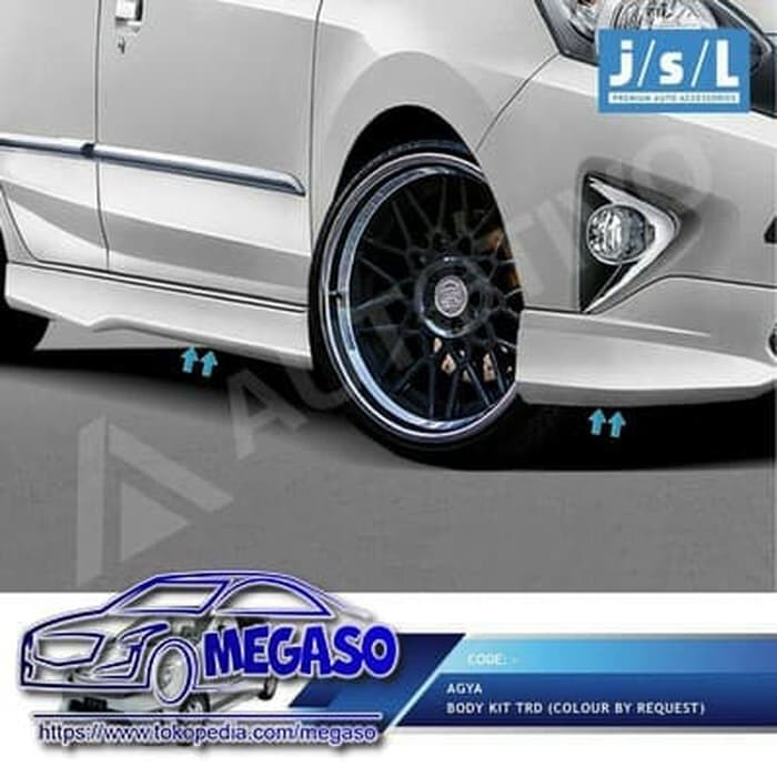 Toyota Agya Body Kit (Colour By Request)/Aksesoris Eksterior Agya