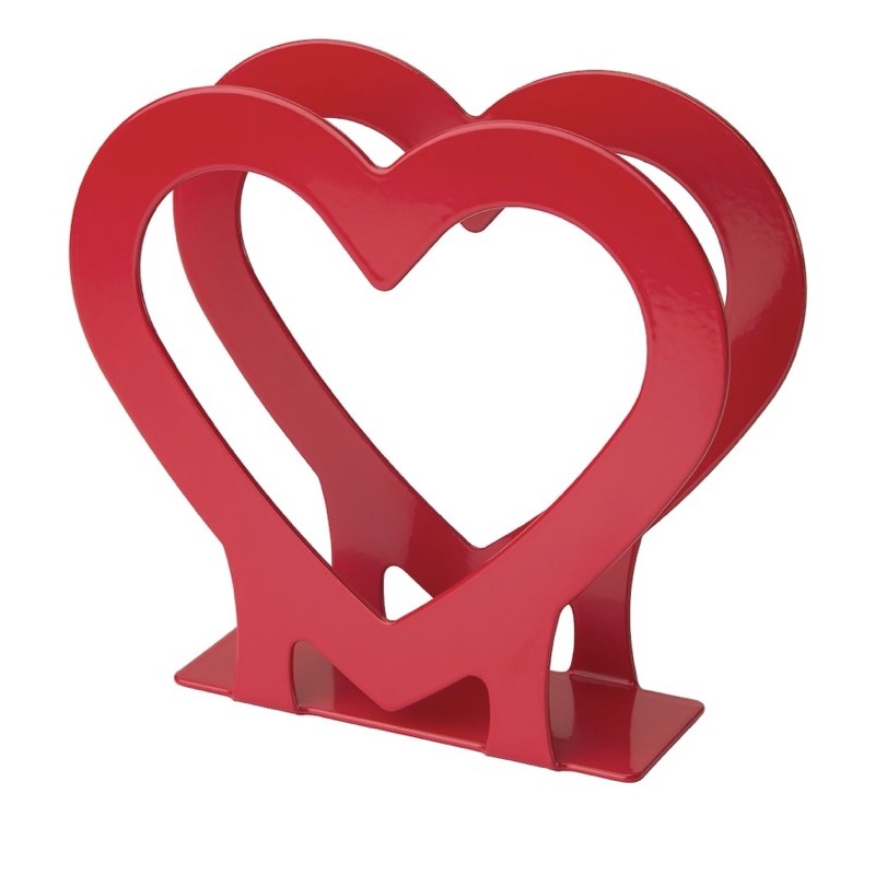 IKEA Tempat Serbet Tissue Napkin Holder Merah Love Hati