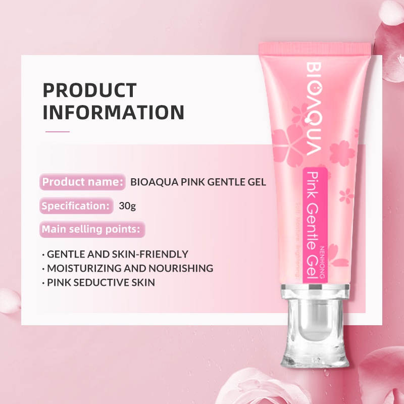 READY【BPOM】BIOAQUA Nenhong Cream 30g Warm Gentle Pink nenhong Lip serum pemerah bibir