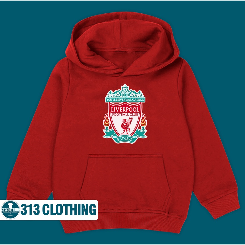 Jaket Hoodie Anak Liverpool FC LFC Hoodie Sweater Anak LFC Liverpool
