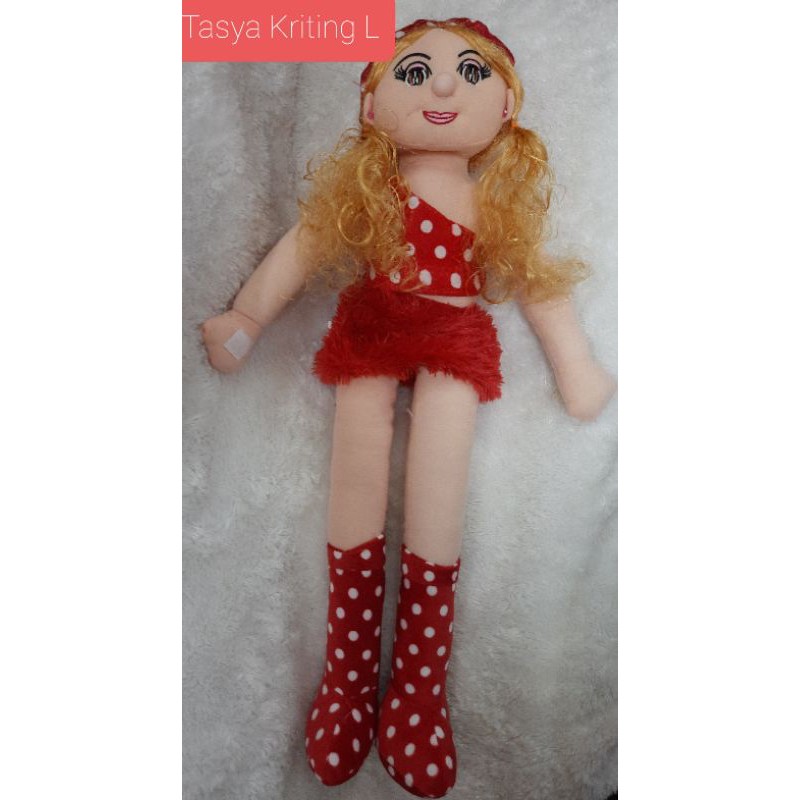 Boneka Cindy Tasya Rambut Kriting ukuran L