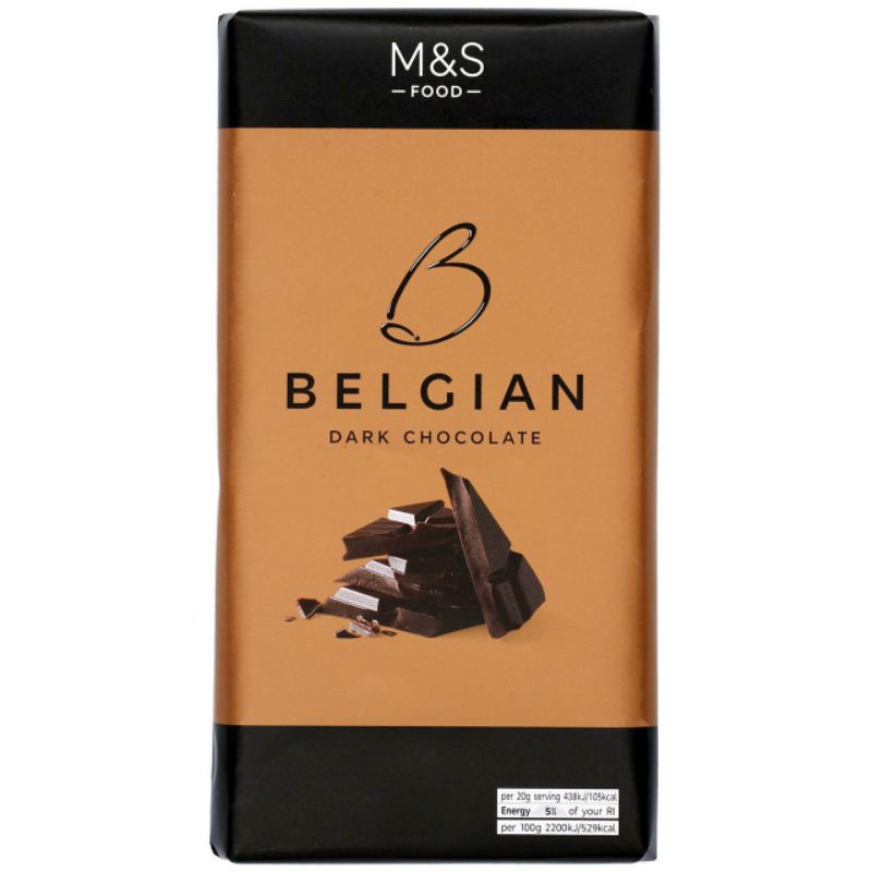 

MARKS & SPENCER M&S FOOD Belgian Dark Chocolate Bar 180g