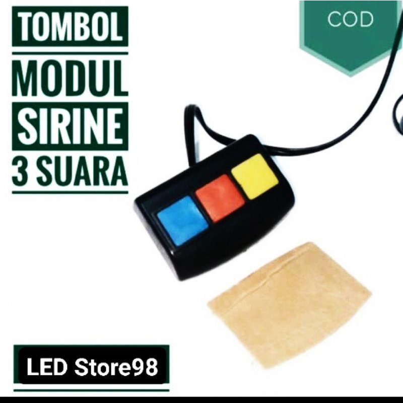 TOMBOL SIRINE TANPA KIT PCB 3 SUARA