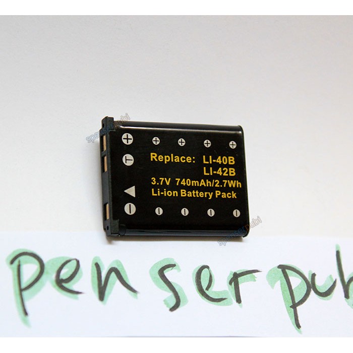 Baterai Olympus TG Li-40B Li-42B Olympus FE series Olympus Tough TG Olympus Stylus Battery