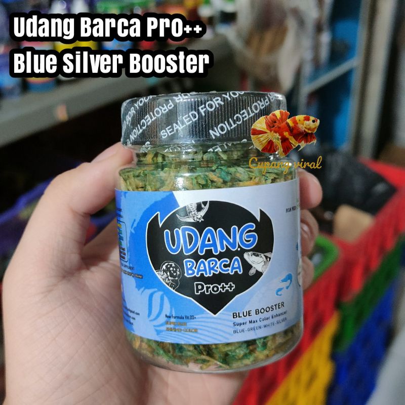 [30 Gram] Udang Kering Pro++ Blue Silver Booster For Baby Fish 5-20 CM