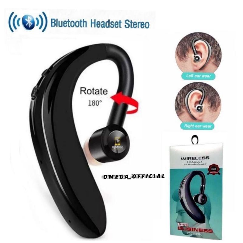 (OM) HF HEADSET BLUETOOTH S109 SINGEL KUALITAS BAGUS