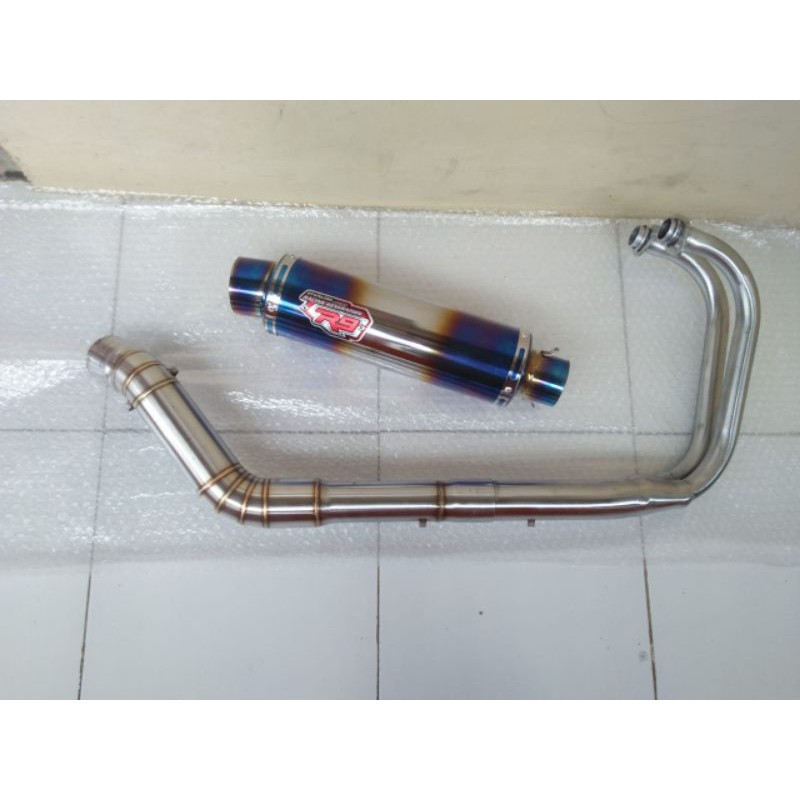 Knalpot Racing R9 Mugello fullsystem ninja 250karbu ninja 250fi R25 CBR250RR ninja mono