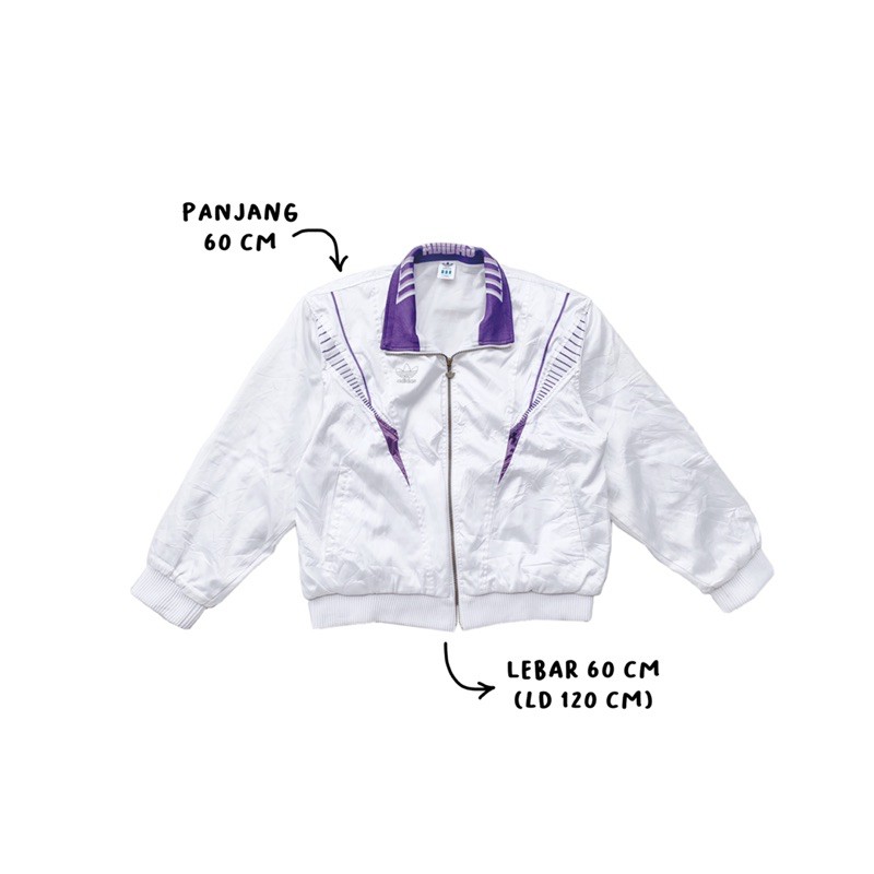 vintage adidas windbreaker jacket - thrift