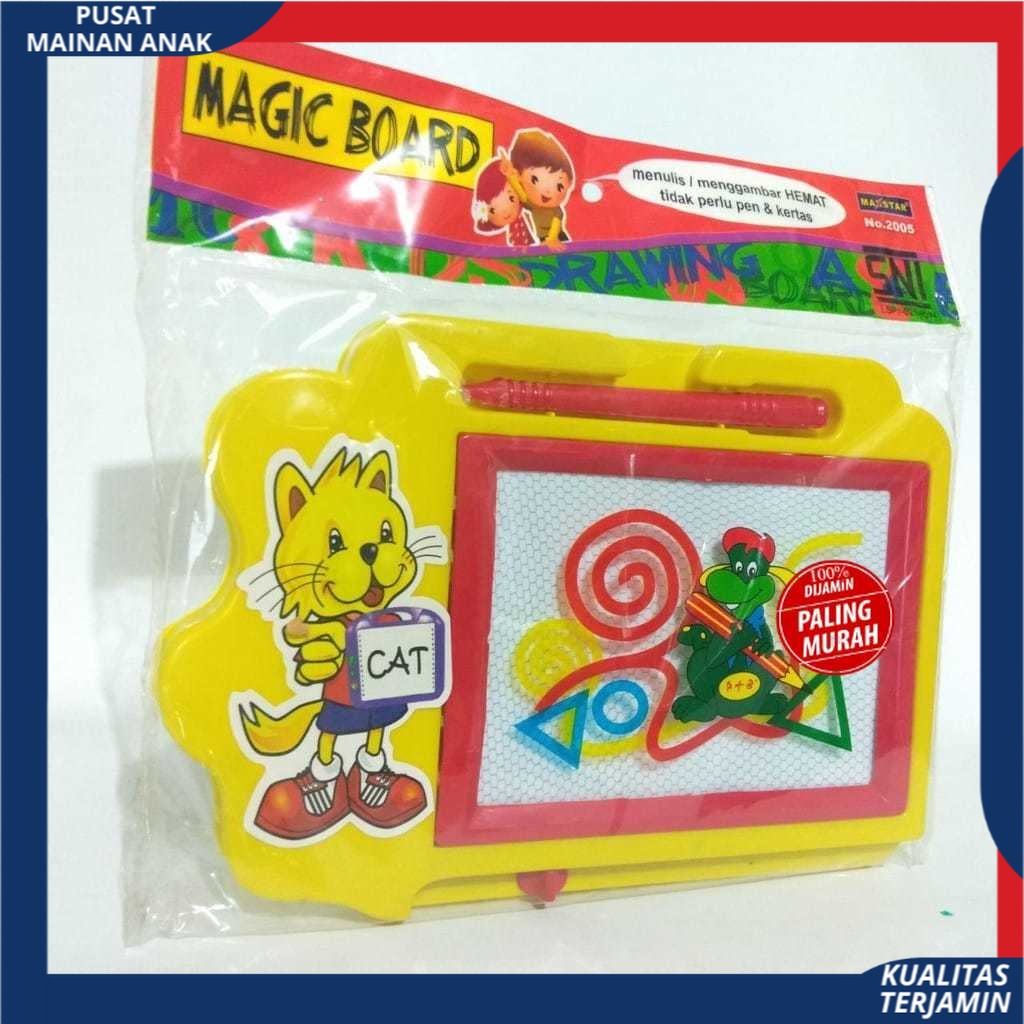 Mainan Anak Drawing Board Magnetic Papan Tulis Magnetik Hapus Gambar Edukasi belajar dan bermain