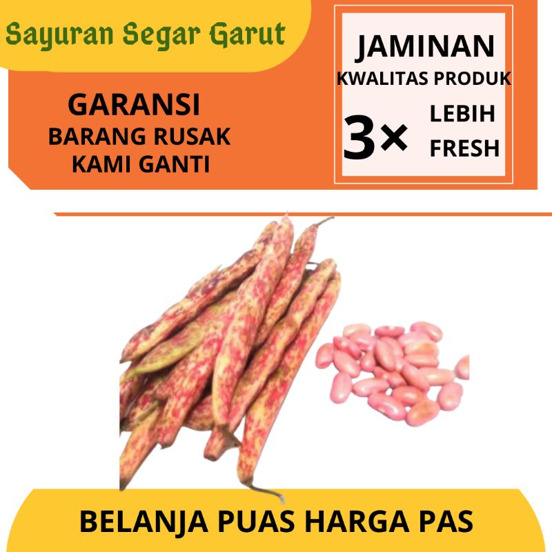 

Sayur Kacang Merah Super Segar Fresh Murah 250gr by Sayuran Segar Garut