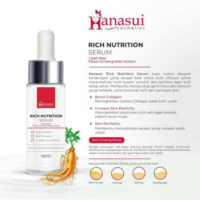 ★ BB ★ HANASUI Serum | Rich Nutrition | Propolis | Bright Up