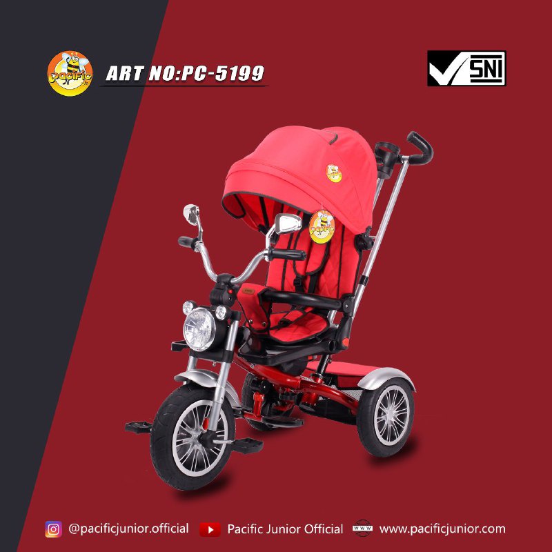 Sepeda Anak Roda 3 Pacific 5199 Terbaru