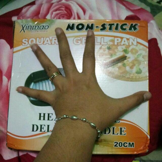 Square Grill Pan Teflon Non Stick Frying Pan Wajan Mini Panci